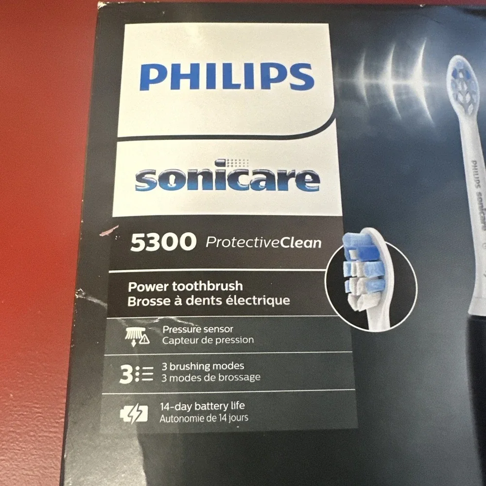Philips Sonicare ProtectiveClean 5300 Rechargeable Electric Toothbrush Open Box